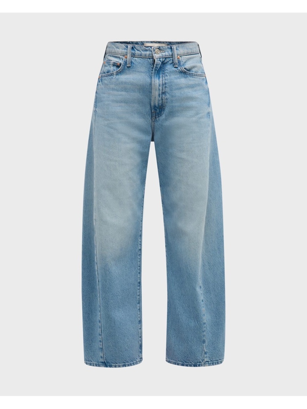 MOTHER Light Blue Half-Pipe Flood Jeans